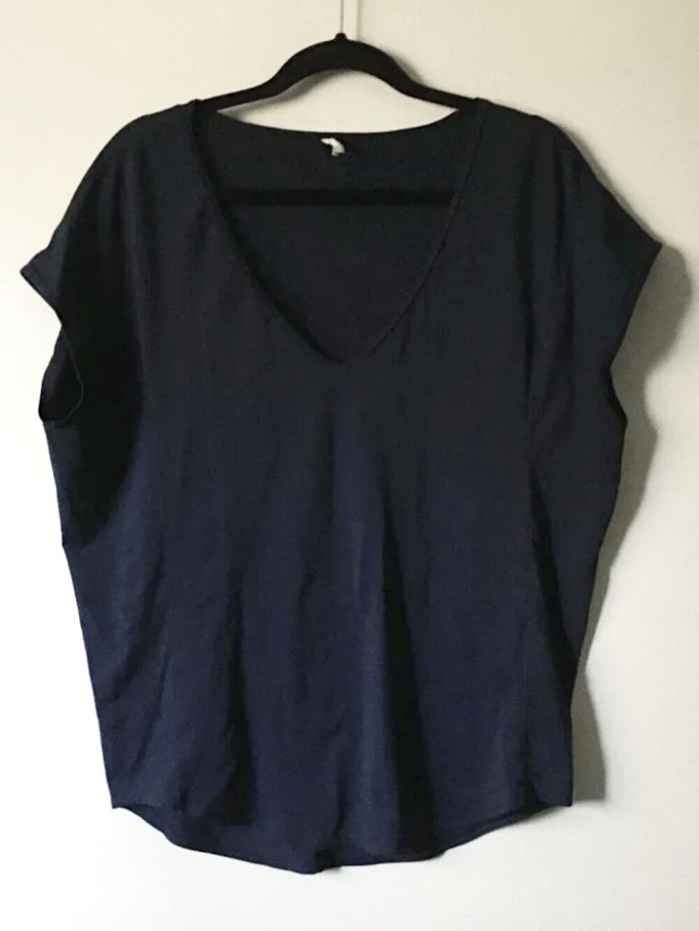 Under Armour Navy Blue Boxy Muscle Tee Small Sleeveless Tank
